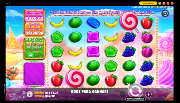 Jogo base de Sweet Bonanza 1000 